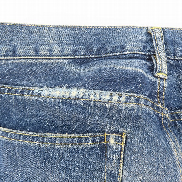 実際に弊社で買取させて頂いたHYSTERIC GLAMOUR/ヒステリックグラマー CR加工 デニムパンツ 0241AP09 31の画像 8枚目