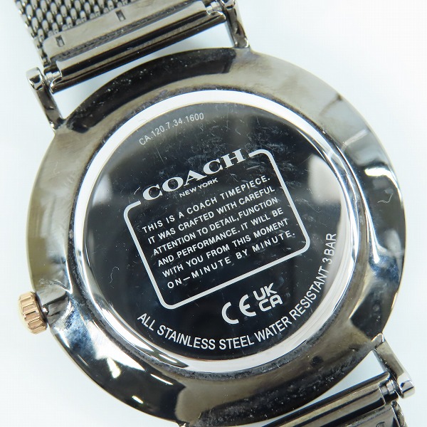 実際に弊社で買取させて頂いたCOACH/コーチ アナログ 腕時計 120.7.34.1600の画像 4枚目