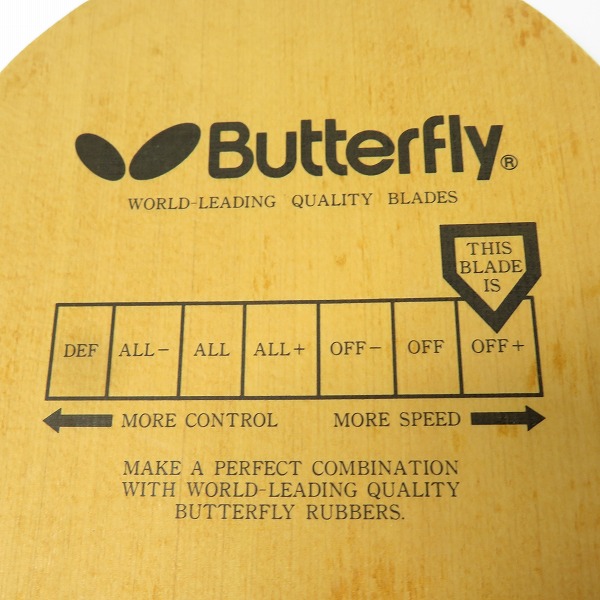 実際に弊社で買取させて頂いたbutterfly/バタフライ FL PRIMORAC CARBON/プリモラッツ カーボン 卓球ラケットの画像 2枚目
