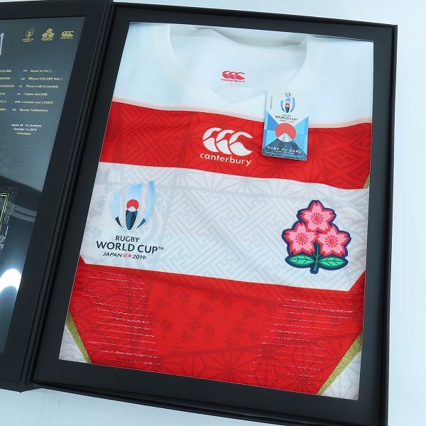 実際に弊社で買取させて頂いた【未使用】canterbury/カンタベリー RWC 2019 JAPAN 1000着限定 ラグビー日本代表 オーセンティックジャージ VWR39580/L