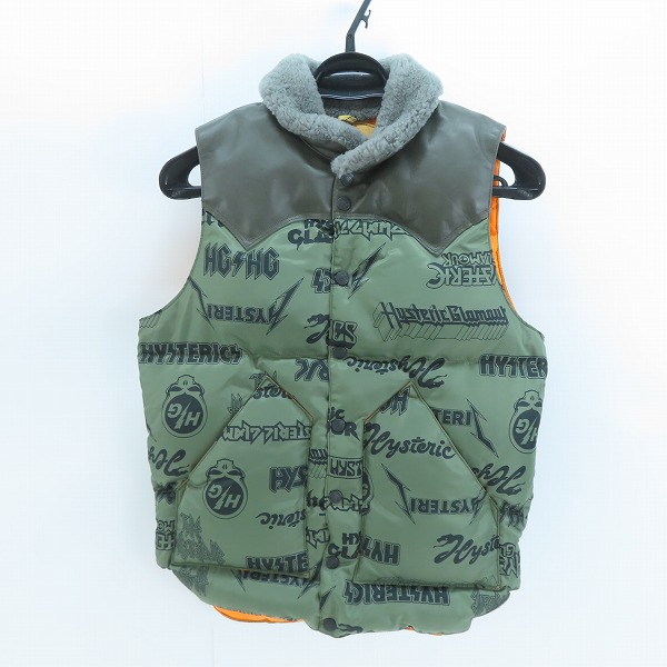 実際に弊社で買取させて頂いた【未使用】ROCKY MOUNTAIN×HYSTERIC GLAMOUR/ METAL LOGO総柄CHRISTYベスト 02173AV01/S