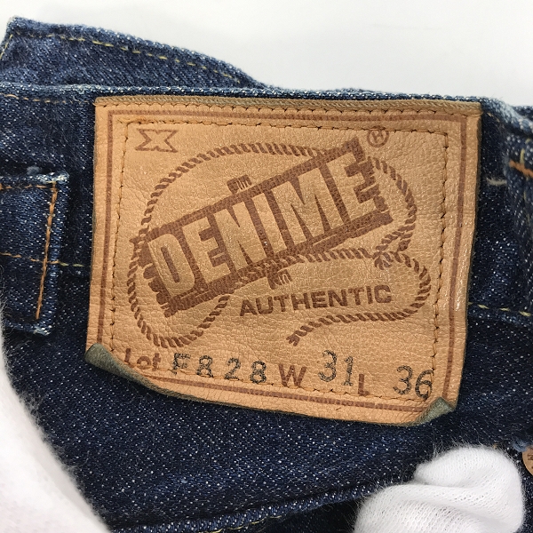 実際に弊社で買取させて頂いたDENIME/ドゥニーム デニムパンツ F828/W31L36の画像 2枚目