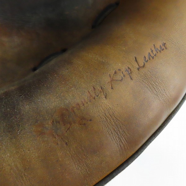 実際に弊社で買取させて頂いたMIZUNO/ミズノ MIZUNO PRO/ミズノプロ MAJOR QUALITY 硬式 右投げ用 キャッチャーミットの画像 5枚目