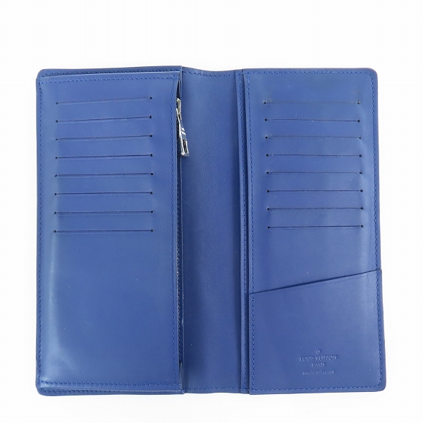 実際に弊社で買取させて頂いたLOUIS VUITTON/ルイヴィトン ポルトフォイユ・ブラザ モノグラム バンダナ 2つ折り長財布 ウォレット M81405の画像 4枚目