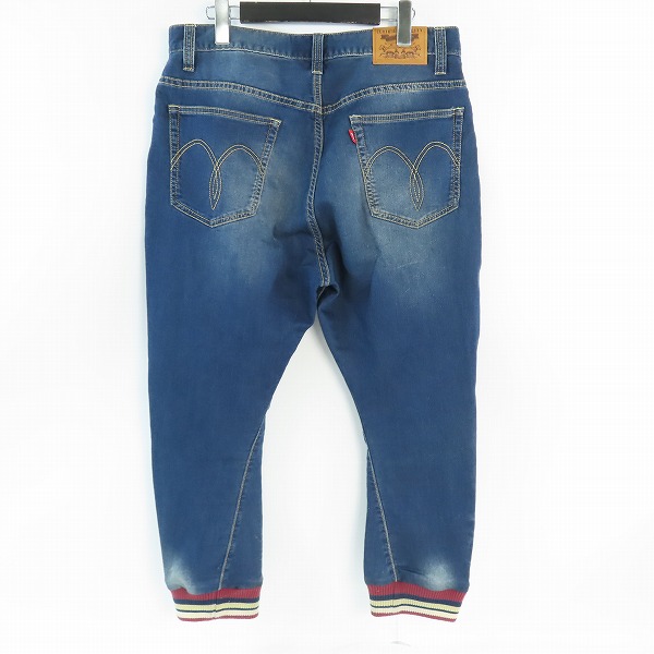 実際に弊社で買取させて頂いたglamb/グラム リブ付 ストレッチデニムパンツ/GB2018/P14/2の画像 1枚目