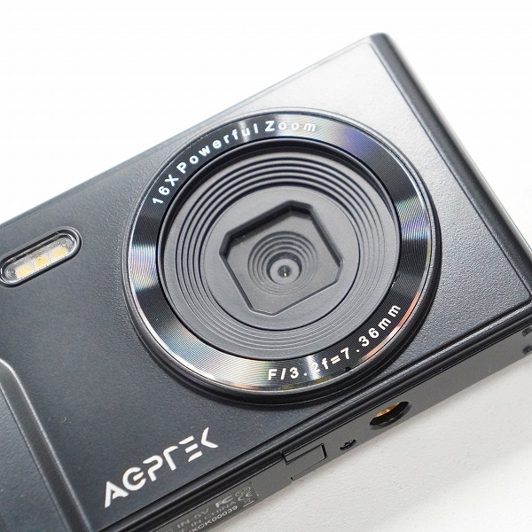 実際に弊社で買取させて頂いたAGPTEK/エージーピーテック KP03C 4400万画素 4K 動画撮影 コンパクトデジタルカメラ 簡易動作確認済みの画像 2枚目