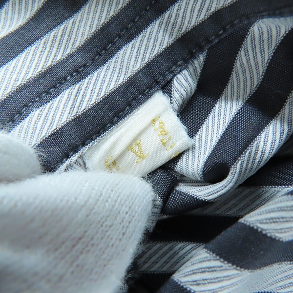 実際に弊社で買取させて頂いたBrioni/ブリオーニ コットン ストライプ 長袖 ボタンシャツ/Ⅴの画像 3枚目