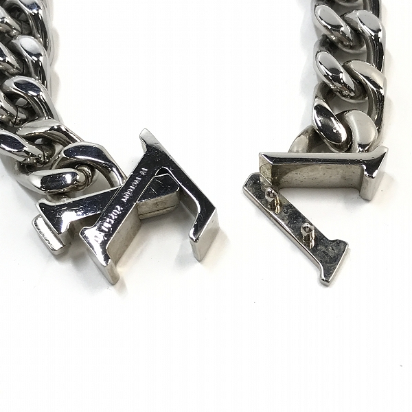 実際に弊社で買取させて頂いたLOUIS VUITTON/ルイヴィトン ブラスレ LV チェーン 喜平ブレスレット M0919Mの画像 6枚目