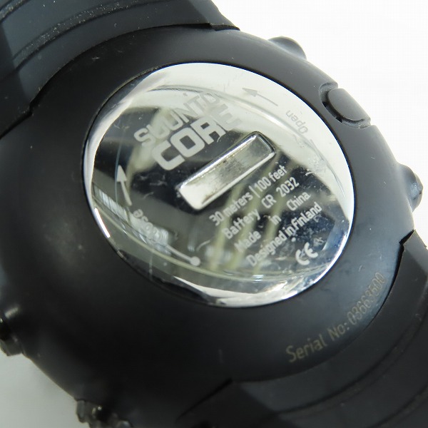 実際に弊社で買取させて頂いたSUUNTO/スント CORE/コア オールブラック 腕時計 SS014279010【動作未確認】の画像 3枚目
