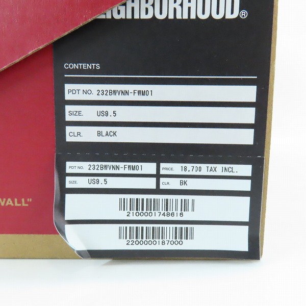 実際に弊社で買取させて頂いたNEIGHBORHOOD × Vans/ネイバーフッド×バンズ Sk8-Mid 83 DX スニーカー VNOA5JMFCJJ/27.5の画像 9枚目