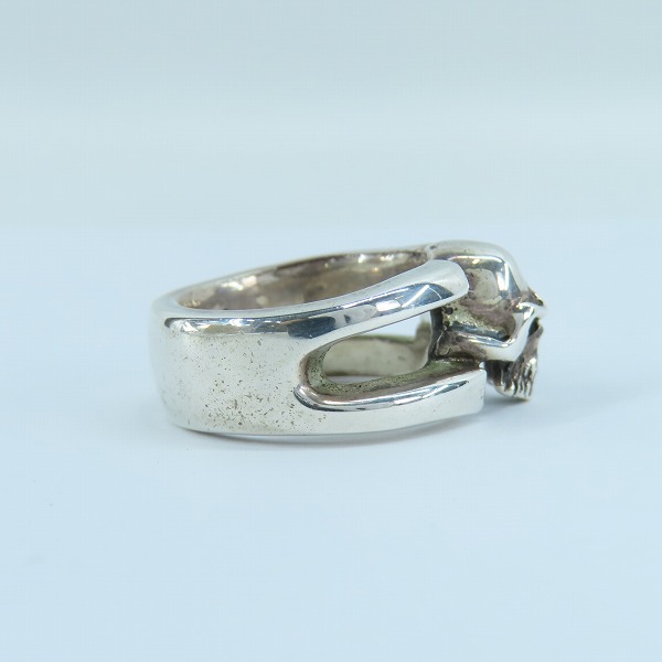 実際に弊社で買取させて頂いたTHIRTEEN DESIGNS/サーティーンデザインズ スカル リング KR-11/13号の画像 4枚目