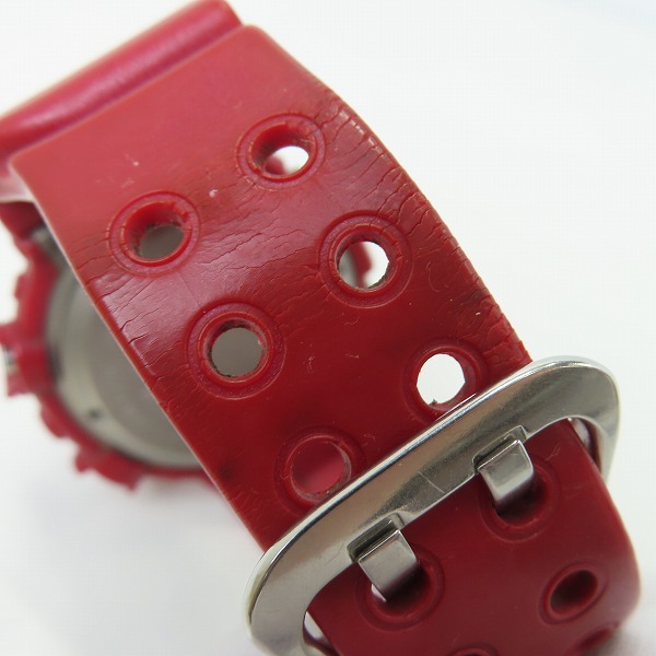 実際に弊社で買取させて頂いたG-SHOCK/G-ショック FROGMAN/フロッグマン パールレッド DW-8201GF-4JF【動作未確認】の画像 4枚目