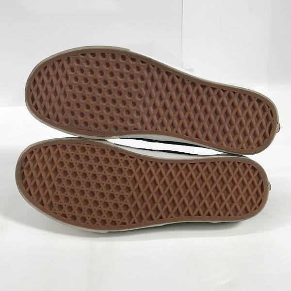 実際に弊社で買取させて頂いたVANS/バンズ AUTHENTIC/オーセンティック チェッカーフレイム/ファイヤー スニーカー VN0A38EMRX8/26.5の画像 2枚目