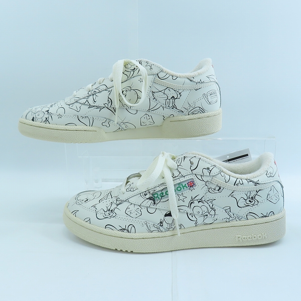 実際に弊社で買取させて頂いたReebok×Tom And Jerry/リーボック×トムとジェリーClub C All-Over/クラブC オールオーバー FX4011/27.0の画像 3枚目