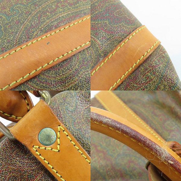 実際に弊社で買取させて頂いたETRO/エトロ ペイズリー柄 2Way ダッフルバッグ/ショルダーバッグの画像 7枚目