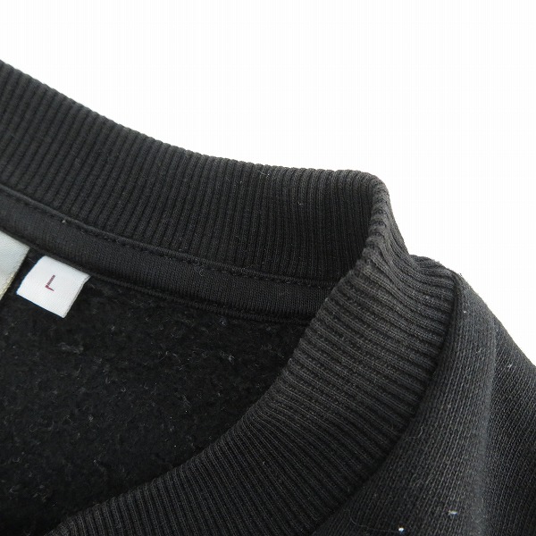 実際に弊社で買取させて頂いたCarhartt/カーハート ロゴクルーネックスウェット トレーナー ブラック/Lの画像 8枚目