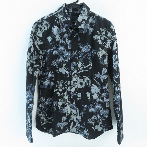実際に弊社で買取させて頂いたISAMU KATAYAMA BACKLASH/バックラッシュ 花柄シャツ 1589-01/S