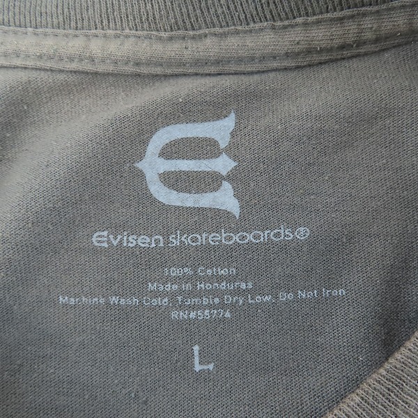 実際に弊社で買取させて頂いたEvisen skateboards/エビセンスケートボード 長袖シャツ/Lの画像 2枚目