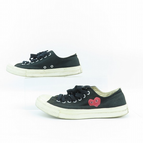 実際に弊社で買取させて頂いたPLAY COMME des GARCONS×CONVERSE/プレイコムデギャルソン×コンバース コラボスニーカー/28の画像 3枚目