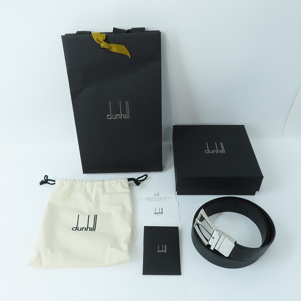 実際に弊社で買取させて頂いたdunhill/ダンヒル ピンバックル レザーベルト 42/107の画像 8枚目