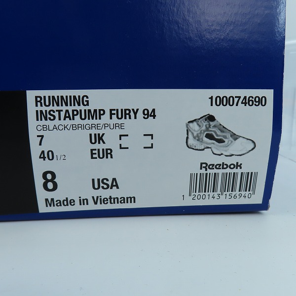 実際に弊社で買取させて頂いた【未使用】Reebok/リーボック INSTAPUMP FURY 94 インスタポンプフューリー 94 100074690/27.5の画像 8枚目