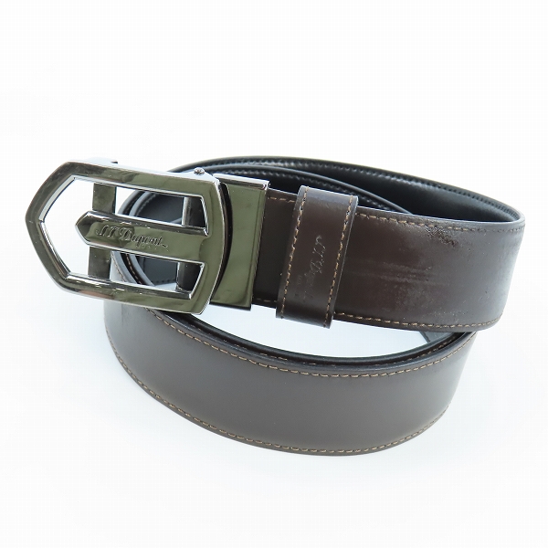 実際に弊社で買取させて頂いたS.T.Dupont/デュポン レザーベルト 