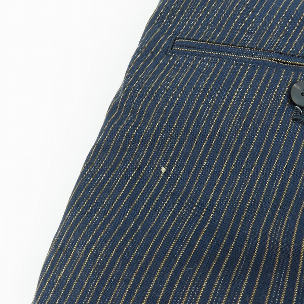 実際に弊社で買取させて頂いたvisvim/ビズビム DALTON SLACKS SANTOME ストライプ スラックス パンツ 0123205008019/2の画像 7枚目
