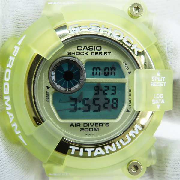実際に弊社で買取させて頂いたG-SHOCK/Gショック W.C.C.S FROGMAN/フロッグマン ELマンタ 腕時計/ウォッチ  DW-8201WC-9Tの画像 4枚目