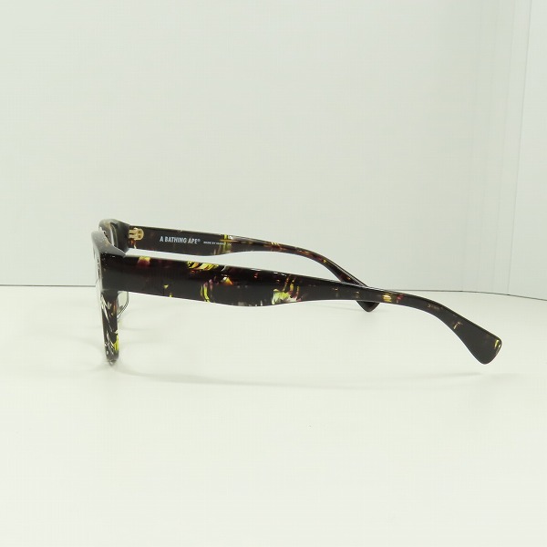 実際に弊社で買取させて頂いたA BATHING APE/アベイシングエイプ メガネフレーム/アイウェア BA13009の画像 1枚目