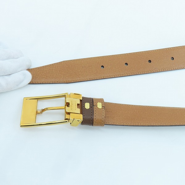 実際に弊社で買取させて頂いたS.T.Dupont/デュポン レザーベルトの画像 2枚目