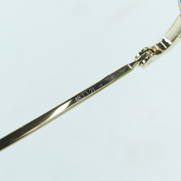 実際に弊社で買取させて頂いたglamb/グラム 24SS Hexagon Sunglasses/ヘキサゴンサングラス GB0224/AC19 の画像 6枚目