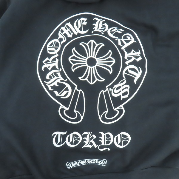 実際に弊社で買取させて頂いた【JPタグ】Chrome Hearts/クロムハーツ ホースシュープリント プルオーバーパーカー 2212-304-5017/Lの画像 4枚目