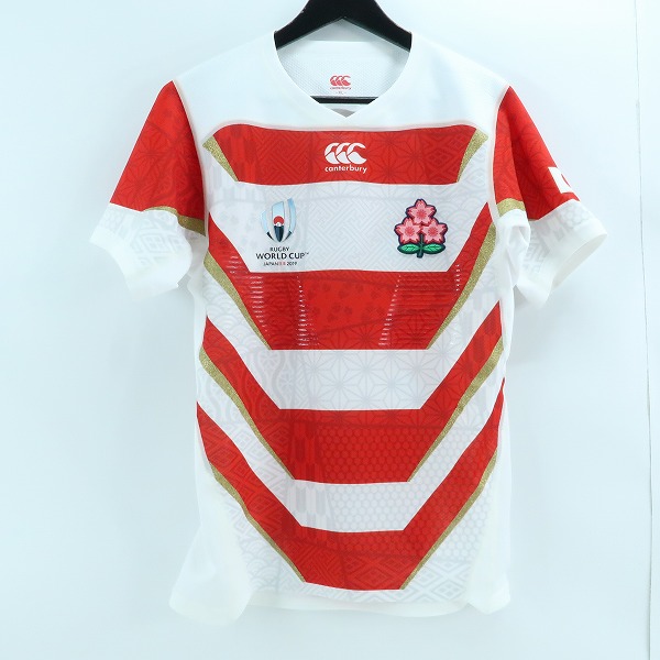 実際に弊社で買取させて頂いた【証明書付き】canterbury/カンタベリー ラグビー ワールドカップ 2019 日本代表 公式 オーセンティック ユニフォーム/XL