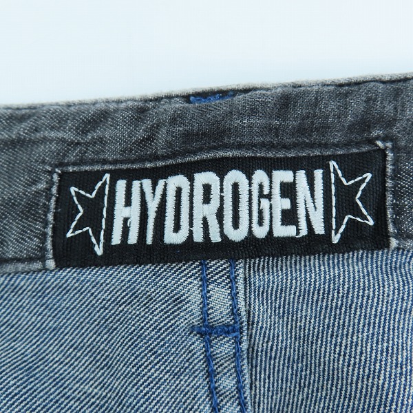 実際に弊社で買取させて頂いたHYDROGEN/ハイドロゲン ロゴワッペン デニムパンツ/31の画像 3枚目