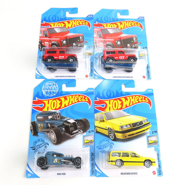 実際に弊社で買取させて頂いた【おまとめ/未開封】Hot Wheels/ホットウィール LAND ROVER DEFENDER 90/MOD ROD/49 FORD F1/68 CHEVY NOVA 他の画像 1枚目