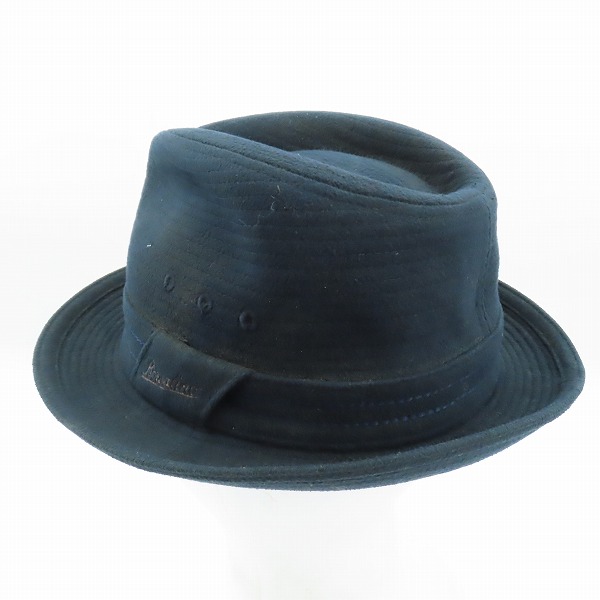 実際に弊社で買取させて頂いたBorsalino/ボルサリーノ 中折れ ハット 帽子 56cmの画像 2枚目