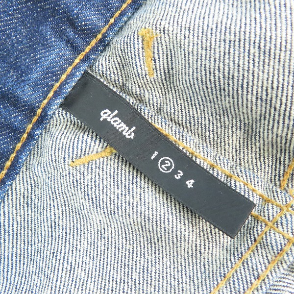 実際に弊社で買取させて頂いたglamb/グラム インディゴデニムパンツ/ペインターパンツ GB09WT/P14/2の画像 3枚目