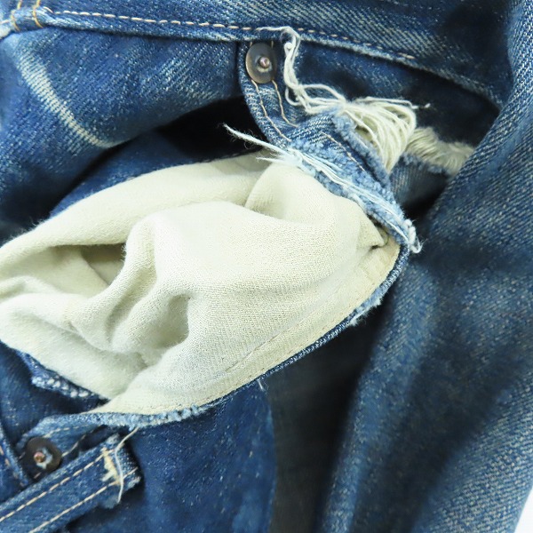 実際に弊社で買取させて頂いたLEVIS/リーバイス 復刻 44年大戦モデル 日本製 デニムパンツ/ジーンズ 44501 J22 J31181 0106/W34の画像 7枚目