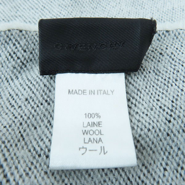 実際に弊社で買取させて頂いた【JPタグ】GIVENCHY/ジバンシィ ジバンシー ウール  100％ ロゴマフラーの画像 3枚目