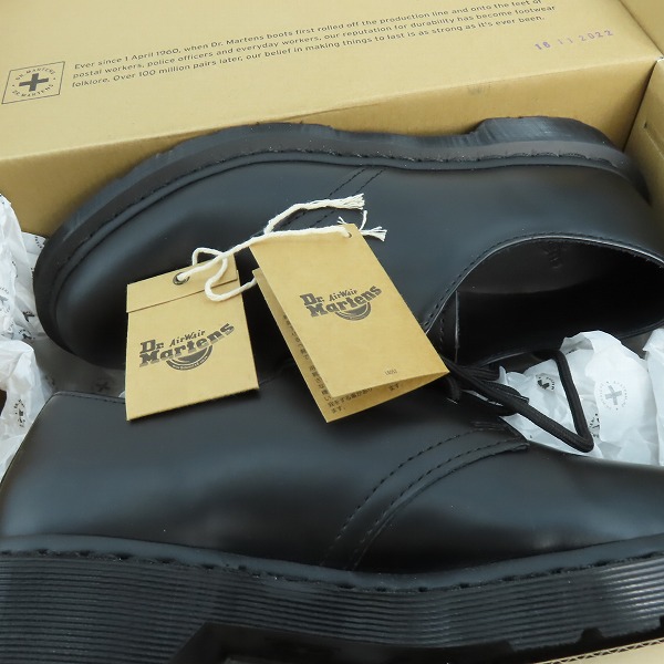 実際に弊社で買取させて頂いたDr.Martens/ドクターマーチン 1461 MONO 3EYE SHOE/3ホールブーツ 14345001/UK7の画像 8枚目
