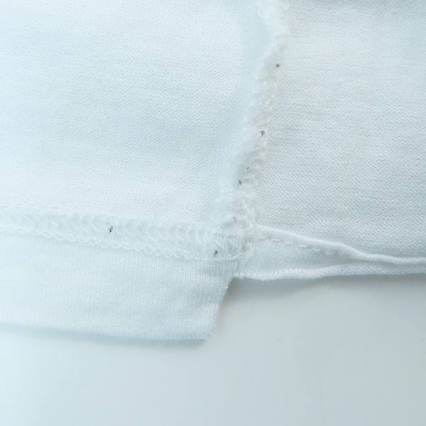 実際に弊社で買取させて頂いた【JPタグ】Saint laurent paris/サンローランパリ ミニロゴ 半袖 Tシャツ/カットソー ホワイト/白 464572 YB2DQ/Lの画像 6枚目