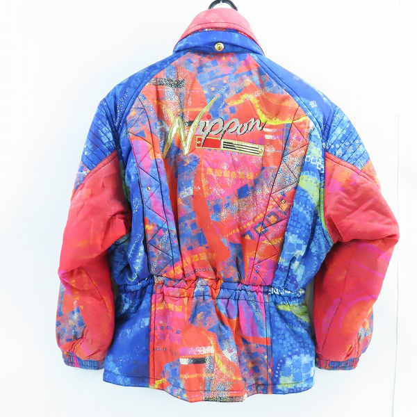 実際に弊社で買取させて頂いたasics/アシックス ビンテージ 日本代表 スキーウェア 中綿ジャケット/Sの画像 1枚目