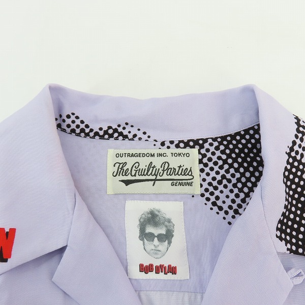 実際に弊社で買取させて頂いたWACKO MARIA/ワコマリア BOB DYLAN/ボブディラン  S/S HAWAIIAN SHIRT TYPE-4 アロハシャツ BOBDYLAN-WM-HI01/Mの画像 2枚目
