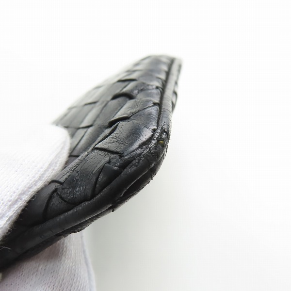 実際に弊社で買取させて頂いたBOTTEGA VENETA/ボッテガヴェネタ イントレチャート レザー コインケースの画像 8枚目