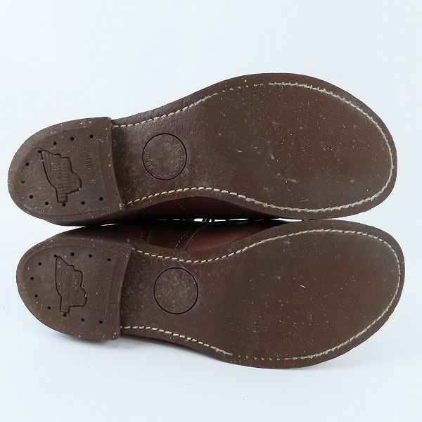 実際に弊社で買取させて頂いたRED WING/レッドウィング IRON RANGER/アイアン レンジャー ワークブーツ 8111/8Dの画像 2枚目