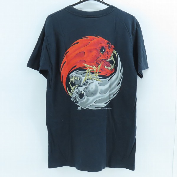 実際に弊社で買取させて頂いたMETALLICA/メタリカ ARTIMONDEボディ1997 バンド ビンテージ プリント 半袖Tシャツ/Lの画像 1枚目