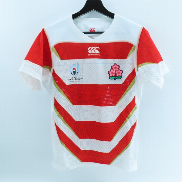 実際に弊社で買取させて頂いた【未使用】canterbury/カンタベリー RWC 2019 JAPAN 1000着限定 ラグビー日本代表 オーセンティックジャージ VWR39580/Lの画像 1枚目