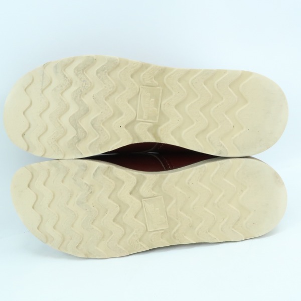 実際に弊社で買取させて頂いたRED WING/レッドウィング ワークオックスフォード ラウンドトゥシューズ ブーツ 8001/7.5Dの画像 2枚目