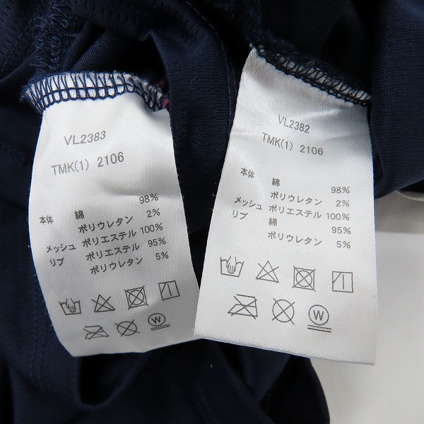 実際に弊社で買取させて頂いたFILA/フィラ テニスウェア レディース セットアップ ネイビー VL2383/VL2382 S/Mの画像 3枚目