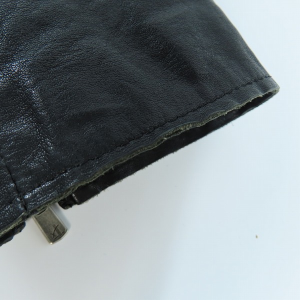 実際に弊社で買取させて頂いたNOID./ノーアイディー 牛革 レザージャケット 804203-324 1の画像 9枚目
